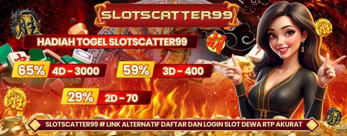 SLOTSCATTER99's tweet photo. CUMA DI #SLOTSCATTER99 PASARAN TOGEL POOLS & LOTTO TERLENGKAP
https://t.co/b4gxmhRCGW
#slotscatter99 #scatter99 #scatter99slot #togel #togelonline #prediksitogel #togelhongkong #togelsingapore #togelsydney #togeljitu #bandartogel #judionline #togelsgp #semuaorang https://t.co/4dr9zcd8K4