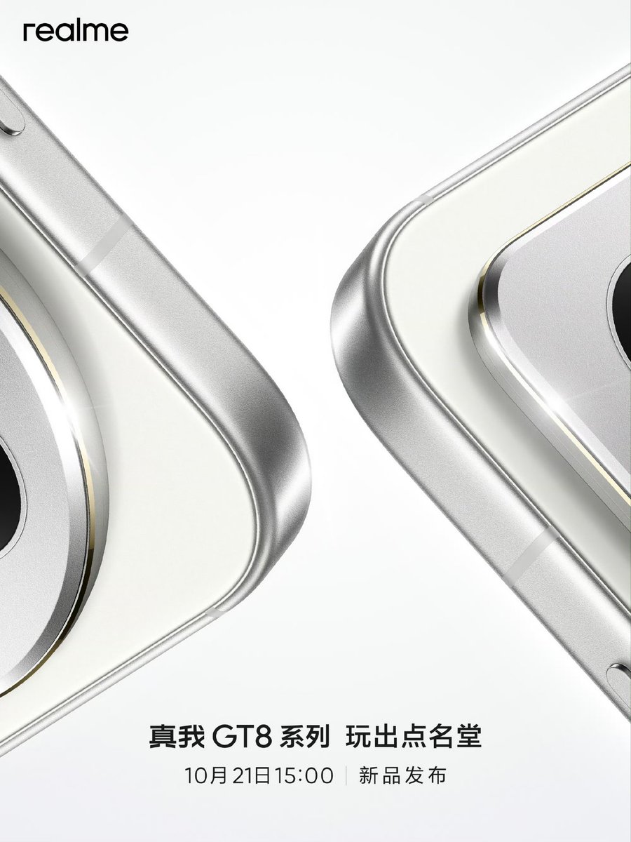 TECHINFOSOCIALS's tweet image. Realme GT 8 Series is officially coming out on 21 October.
Snapdragon 8 Elite Gen 5 SoC
R1 Gaming Graphics Chip
S1 Signal Chip
7K VC Cooling System
GT Performance Engine 3.0