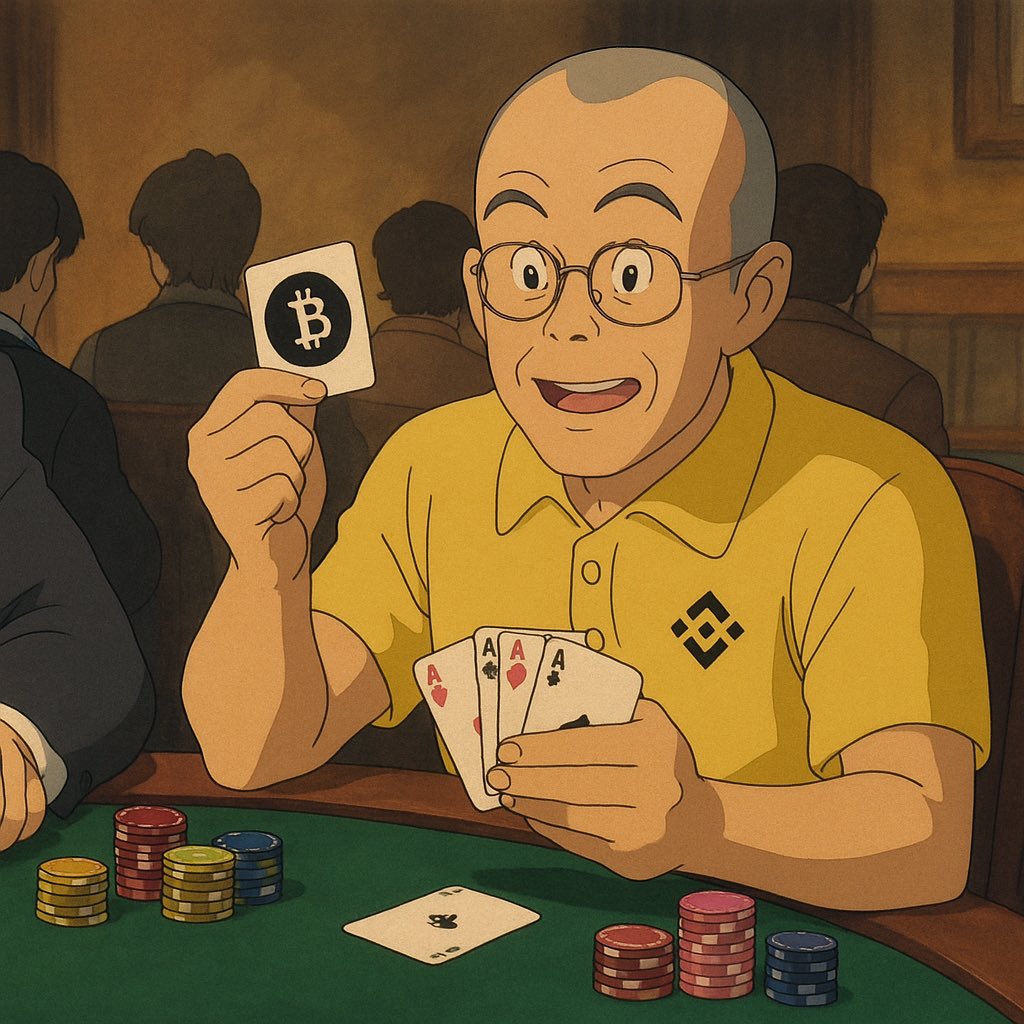 unshakeablewill's tweet photo. @cz_binance @binance Is it true that a game of poker led you to discover Bitcoin ? 

@cz_binance https://t.co/hL2mBwMS2g