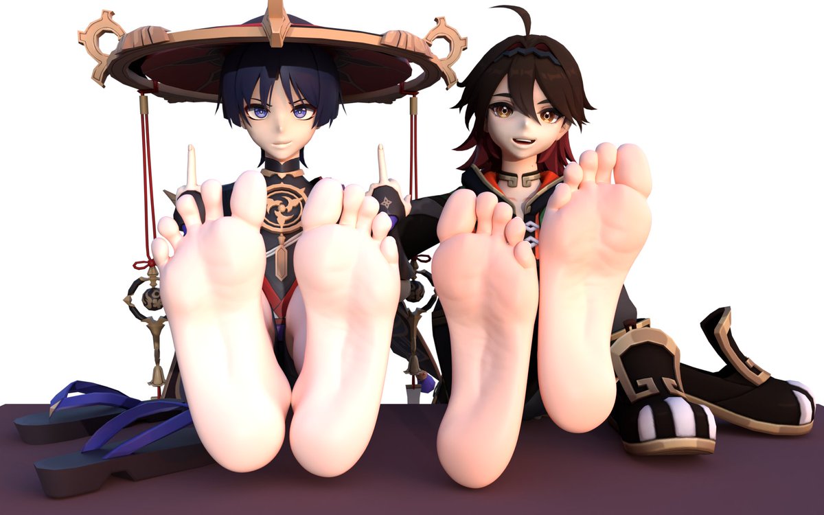Hey guys its been a while! Its difficult to manage irl and online stuff at the same time so forgive me for not making anything new recently. Have this from the vault, made this early 2024 with my friend and just edited the lighting right now to post, Have Scara and Gaming feet :D