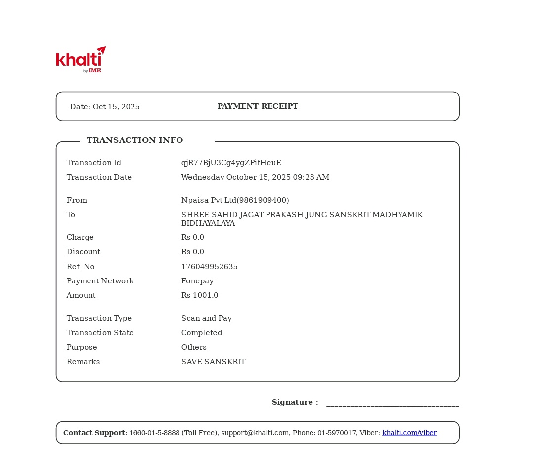 theramraja's tweet image. सानो प्रयास मैले गरे तपाईंले पनि गर्नुहोला ,भाषा र धर्म सङ्ग हाम्रो अस्तित्व जोडिएको हुन्छ जहाँ हाम्रो देश पनि बाधिएको हुन्छ तेसैले जो सङ्ग जे छ तेहि दिनुहोला #SaveSanskrit #SaveCulture #SaveLanguage #SaveTheNation #NepalFirst #SpeakLoud