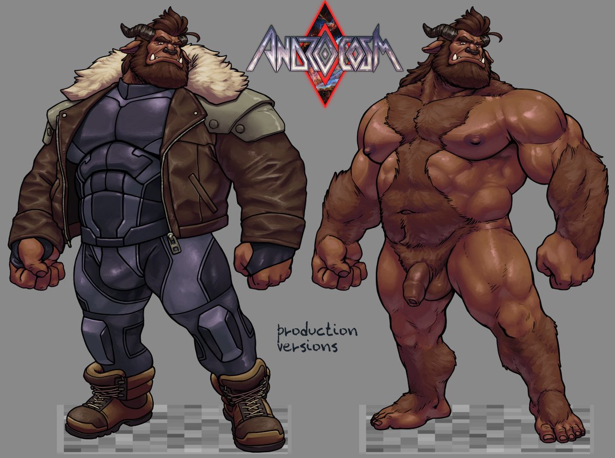 Drive-by cockdropping? It's more likely than you think.

#NSFW

Posting old and new versions of character art for part of this month's #Androcosm update.