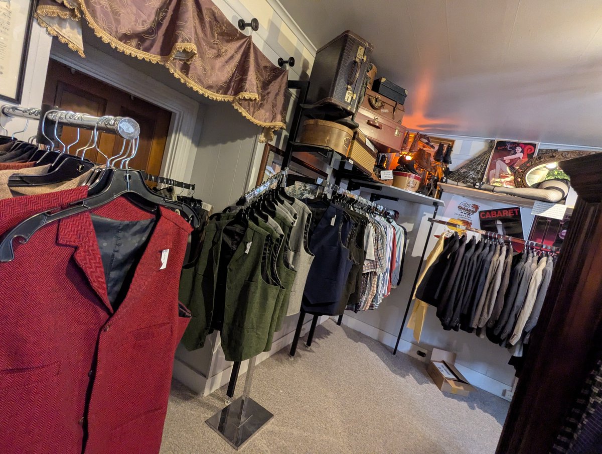 Litiz, PA is delightful and charming! In particular, could not get over how much "Main Men &amp; Ladies" is the kind of store that the Collector of the Impossible would frequent. Case in point: I own the bottom left vest 😂