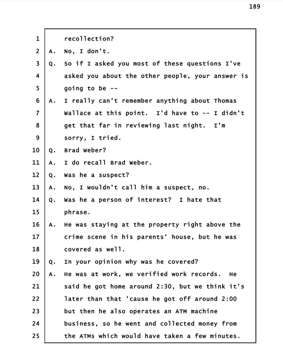alleyesondelphi's tweet image. Oh so the State did know Brad Weber got home later than 2:30 pm, cool cool. Bc McLeland and Harshman def led the jury to believe otherwise,,, 

#RichardAllen #Delphi