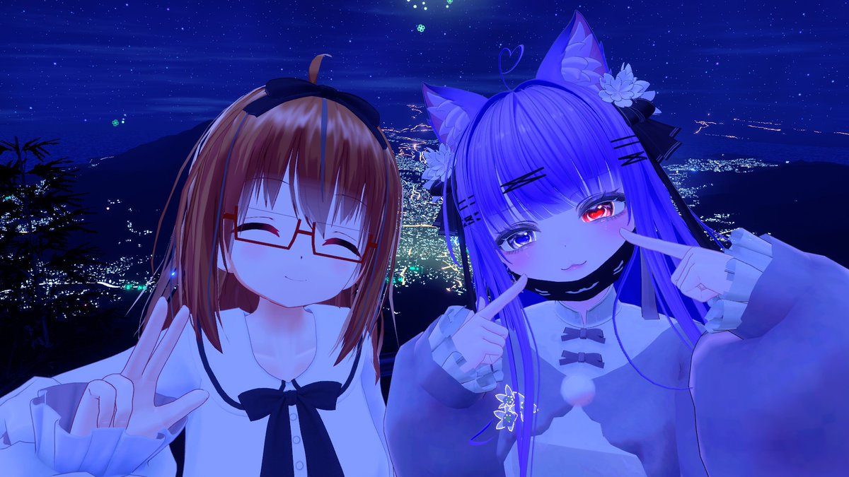 Errincat's tweet image. 行ってみたかった夜景のワールドとても良きじゃった(  °꒳​° )
#OpenStreetMap