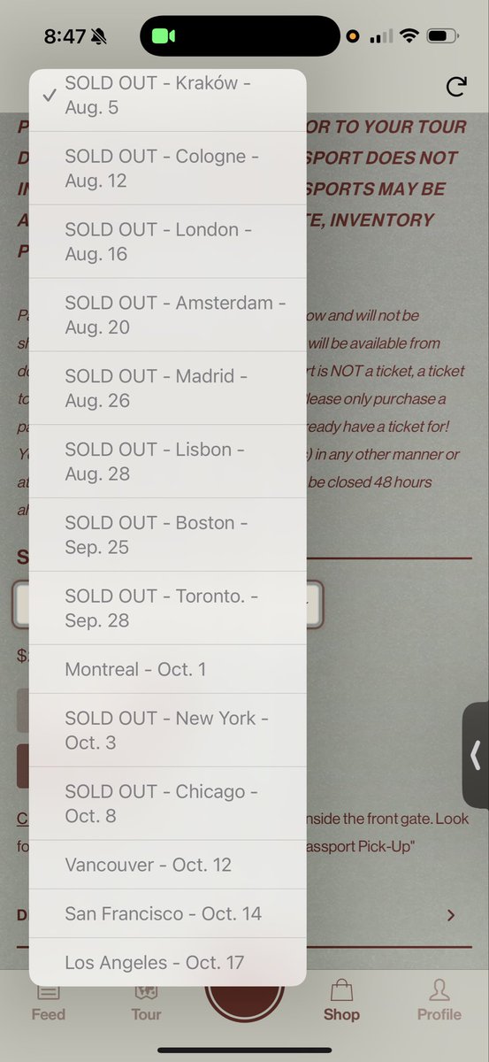 ughhitsval's tweet photo. @ShawnAccess hey bestie its not 48 hrs till the la show and i cant buy my passport :((
What the hecks , it doesnt even say sold out :/ https://t.co/UHlVRcvbYm