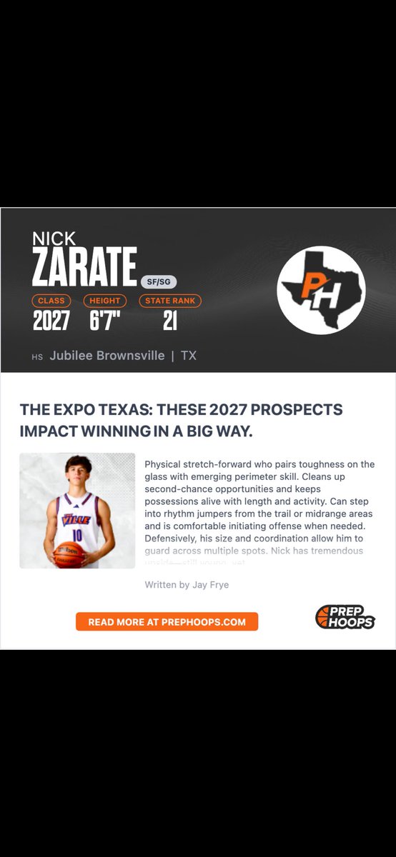 Thank you <a href="/PrepHoopsTX/">Prep Hoops Texas</a> for having me at your camp this weekend really competitive and impactful. <a href="/JayFryeNBA/">Jay Frye</a> <a href="/KevinOneEye/">Kevin Howell</a>