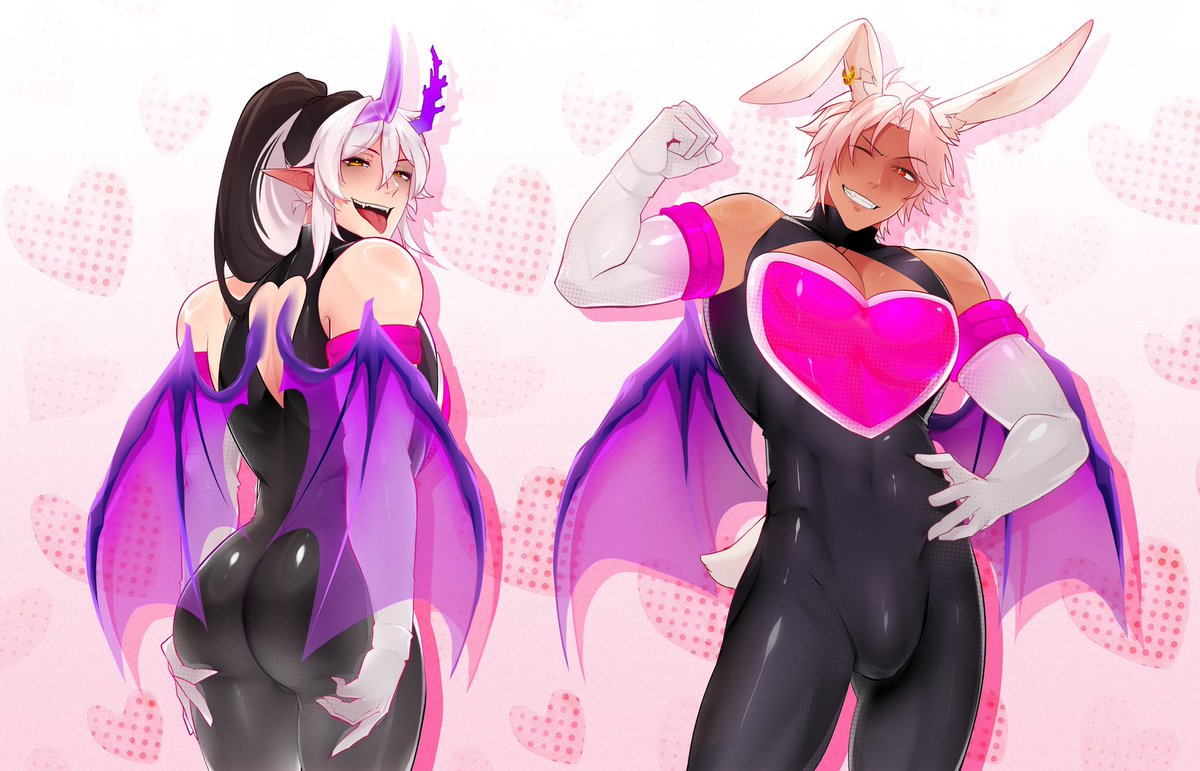 Can you handle double the trouble, Pretty boy?😈💎
<a href="/Scarlet_Moonvt/">ScarletMoon</a> 😘
-
-
-

🎨: <a href="/jonottoday/">JONOTTODAY</a>  
#Bundraws