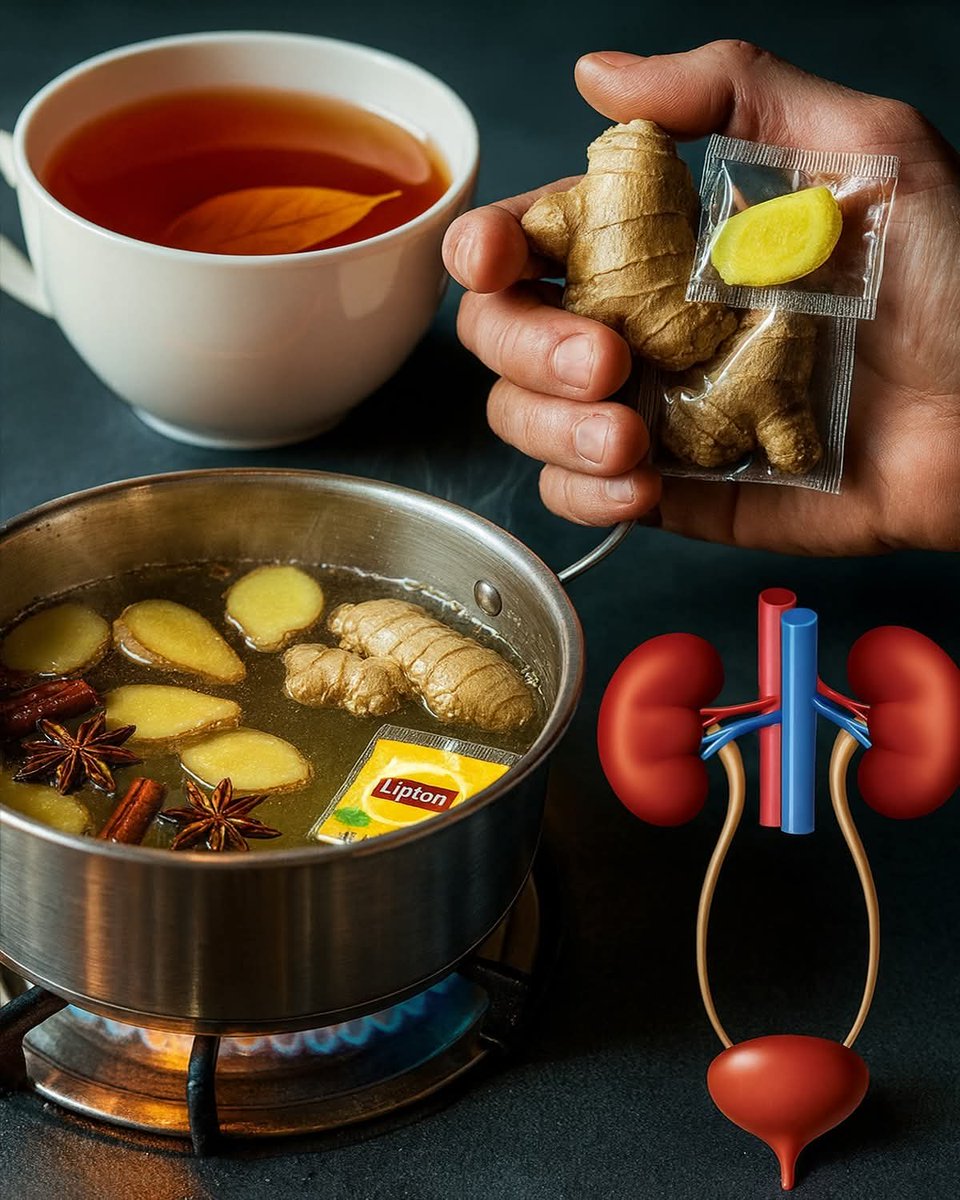Cloves, ginger, and a Lipton tea bag combined are worth GOLD for your kidneys 💛 This simple drink has helped countless people flush toxins, reduce inflammation, and support overall kidney health — naturally and affordably.

Here’s the full guide 👇