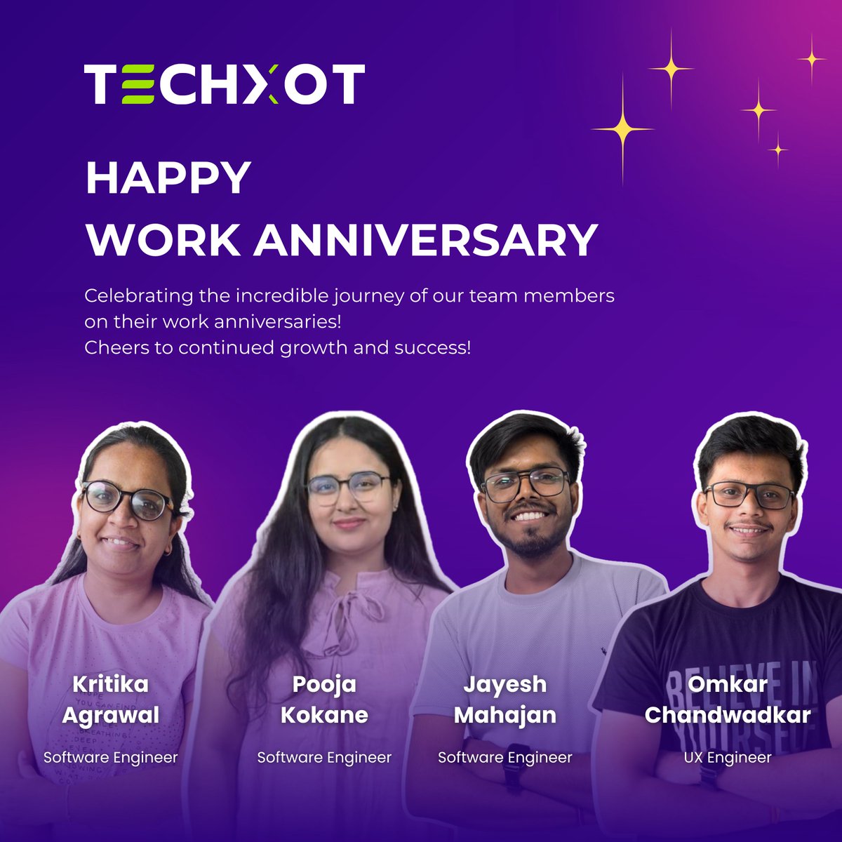 _techxot's tweet image. Celebrating dedication and teamwork.
Grateful for our incredible team whose passion and commitment continue to drive #Techxot forward.

#CorporateCulture #WorkAnniversary