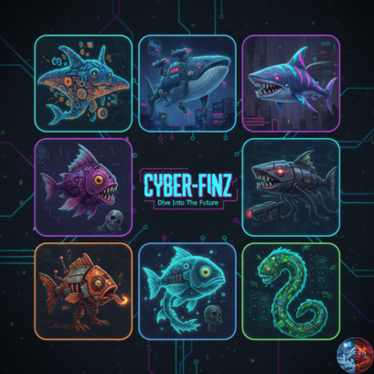 AquaDash25's tweet photo. Day 20 posting @OGFishFinz
FanArt Theme of the Day: Cyber Finz "Dive Into The Futureβ π€π
From coral reefs to code reefs β the evolution is digital. π½
Cyber Finz fuse circuits and scales, patrolling the neon depths of tomorrowβs ocean. β‘
#OGFishFinz #FinzFanArt https://t.co/wfW1EtdMAs