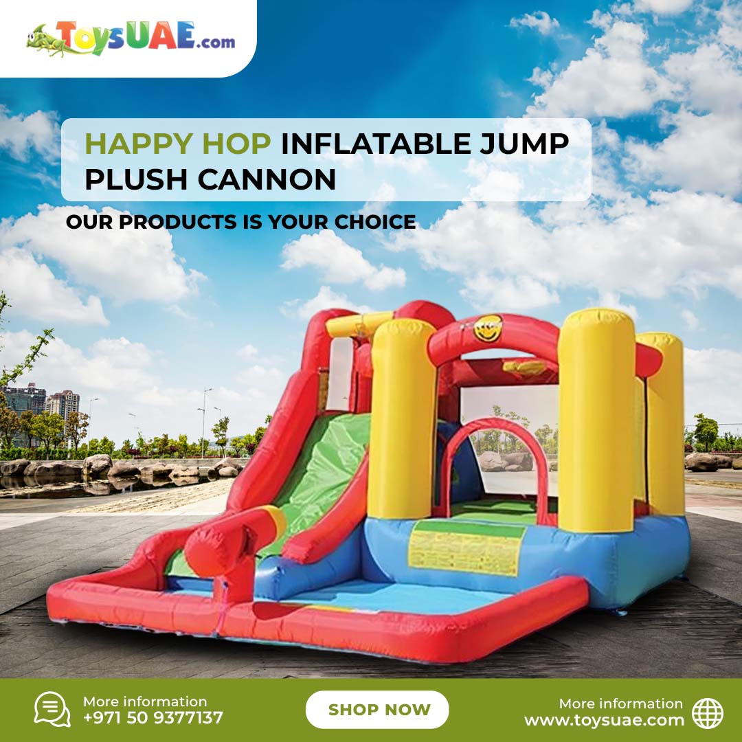 ToysuaeOfficial's tweet image. Bring boundless fun and excitement to your backyard or party space with the Happy Hop Inflatable Jump Plush Cannon! 🏰🎈

zurl.co/wFcxW
#HappyHop #InflatablePlay #JumpCannon #KidsFun #BackyardPlay #PartyInflatable #DubaiToys #OutdoorPlay