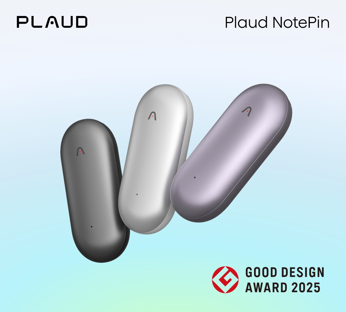 PLAUD Japan | プラウドジャパン (@plaud_japan) on Twitter photo ✨GOOD DESIGN AWARD 2025 受賞✨ 
このたび、Plaud NotePin が「GOOD DESIGN AWARD 2025」を受賞しました! 
シンプルで洗練されたデザインと、使う人の体験を高める革新性が評価されました。 
いつも応援してくださる皆さまに、心より感謝いたします。 ✨GOOD DESIGN AWARD 2025 受賞✨ 
このたび、Plaud NotePin が「GOOD DESIGN AWARD 2025」を受賞しました! 
シンプルで洗練されたデザインと、使う人の体験を高める革新性が評価されました。 
いつも応援してくださる皆さまに、心より感謝いたします。