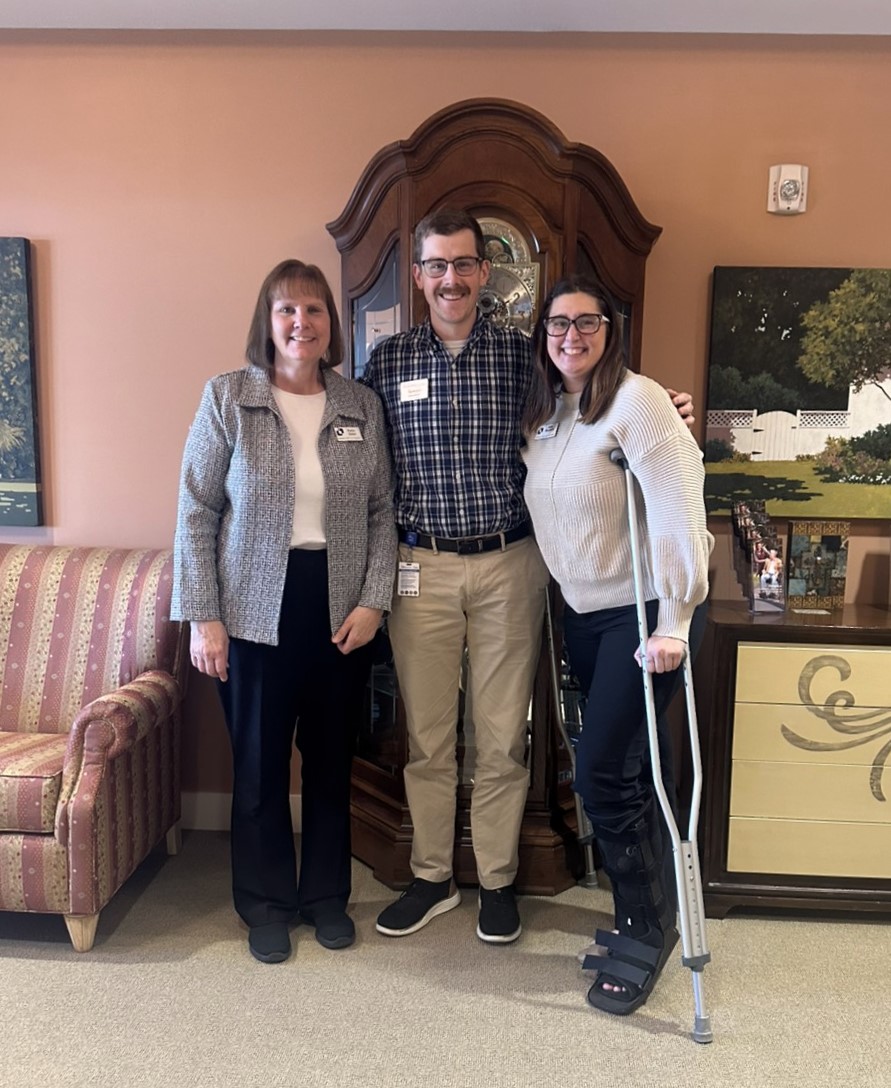 Thank you, Administrator Sawyer Boddy, for taking the time to give NHCA Executive Assistant Robin Dolen and Guest Relations Coordinator Allie Mastera a tour of your facility Brookefield Park in Saint Paul, Neb.!

#nhcaroadtrip 🚗