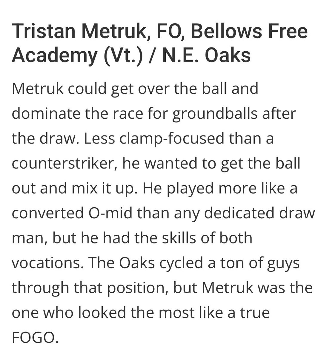 Uncommitted ‘26 Tristan Metruk BFA Fairfax VT