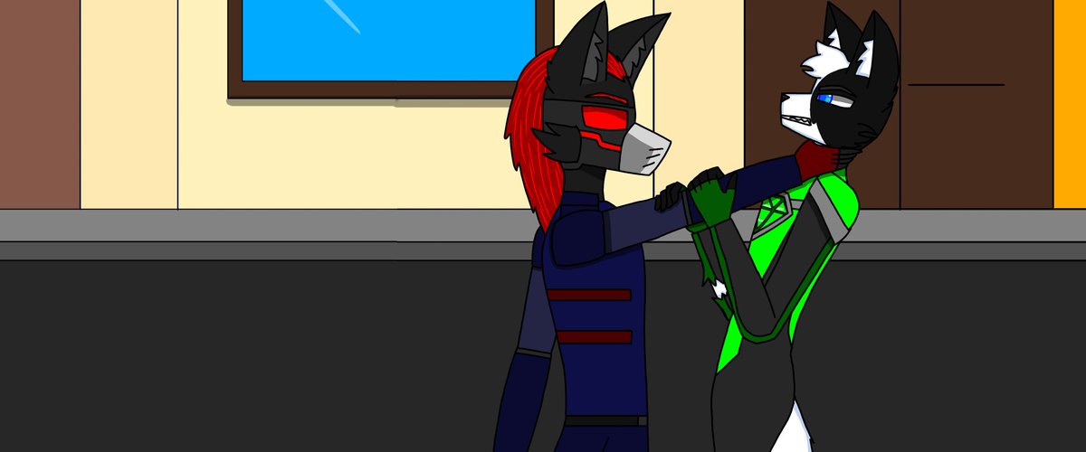blanquitostudio's tweet photo. 👀 parece que blanquito tuvo una pelea con red wolf que será lo que estará pasando? https://t.co/jXC0DTq62r