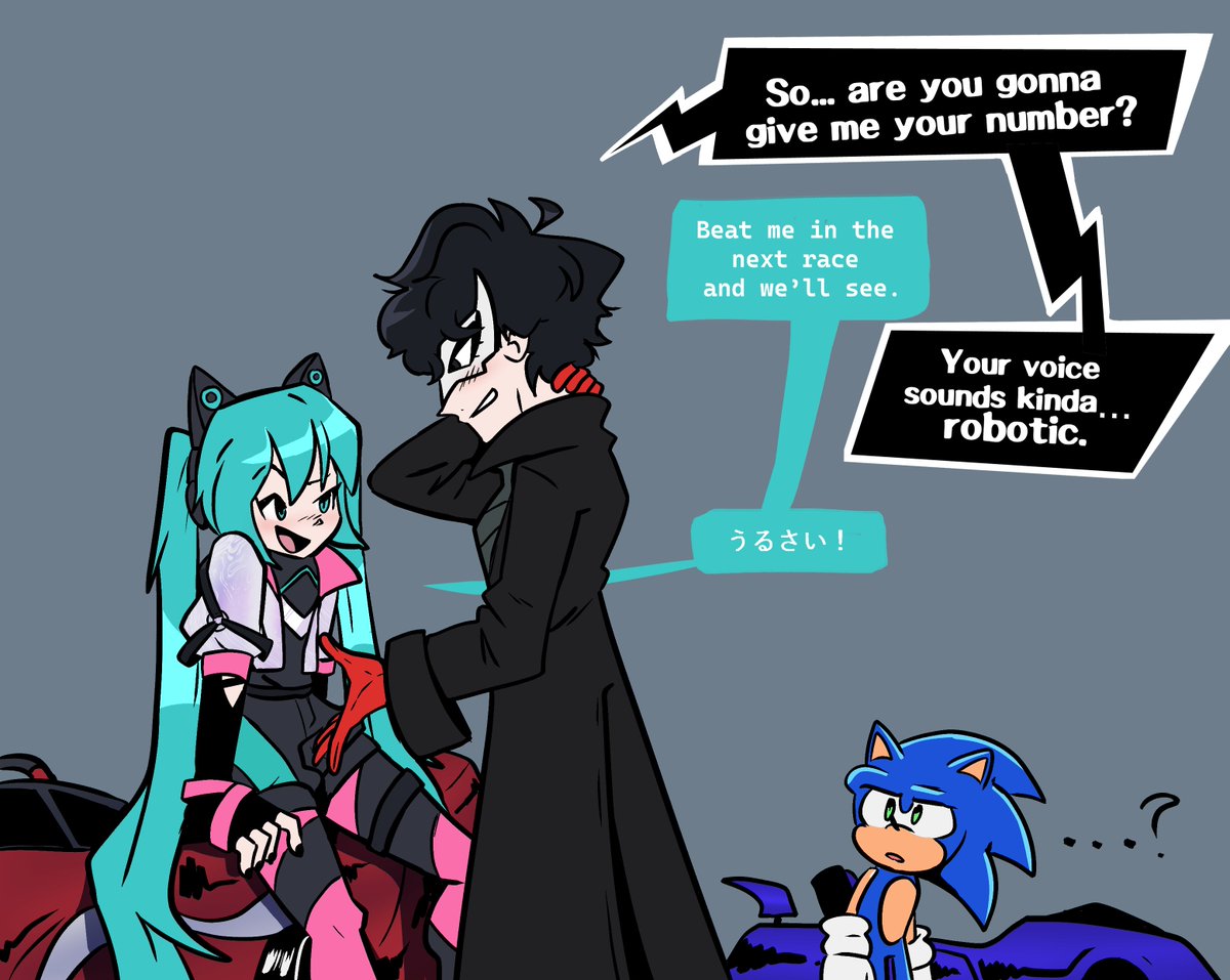 Take her heart!

#HatsuneMiku #jokerpersona5 #SonicRacingCrossWorlds