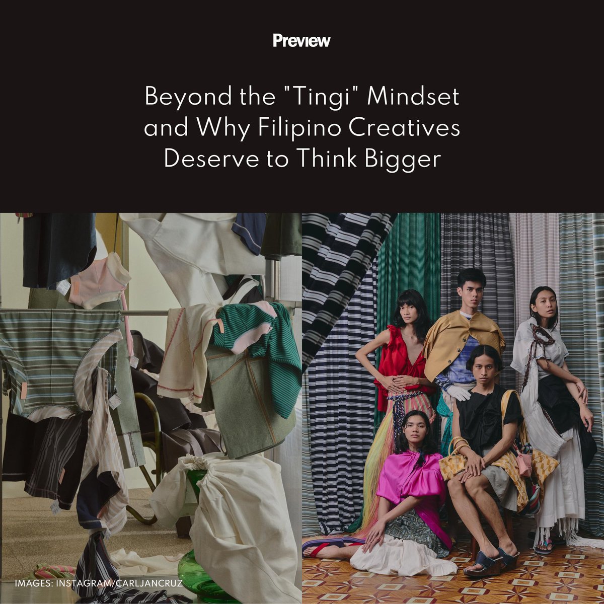 previewph's tweet photo. Reflecting on Nick Joaquin’s 1966 essay, “A Heritage of Smallness,” the long-standing Filipino tendency to stick with what’s small and safe may be limiting the potential of Filipino creatives today. Read the full #PreviewThinkpiece here: https://t.co/NfNjGJbnPy https://t.co/o4lXL0OUKV