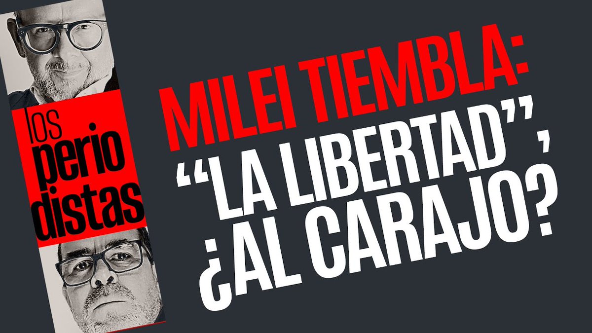 #Análisis ¬ Javier Milei tiembla: “La libertad”, ¿al carajo?

<a href="/alvaro_delgado/">Alvaro Delgado Gómez</a> y Alejandro <a href="/paezvarela/">AlejandroPáezVarela</a> analizan cómo Donald Trump ha puesto en serios aprietos a Javier Milei, el mandatario de Argentina. 
 youtu.be/0AN09eR4oc8