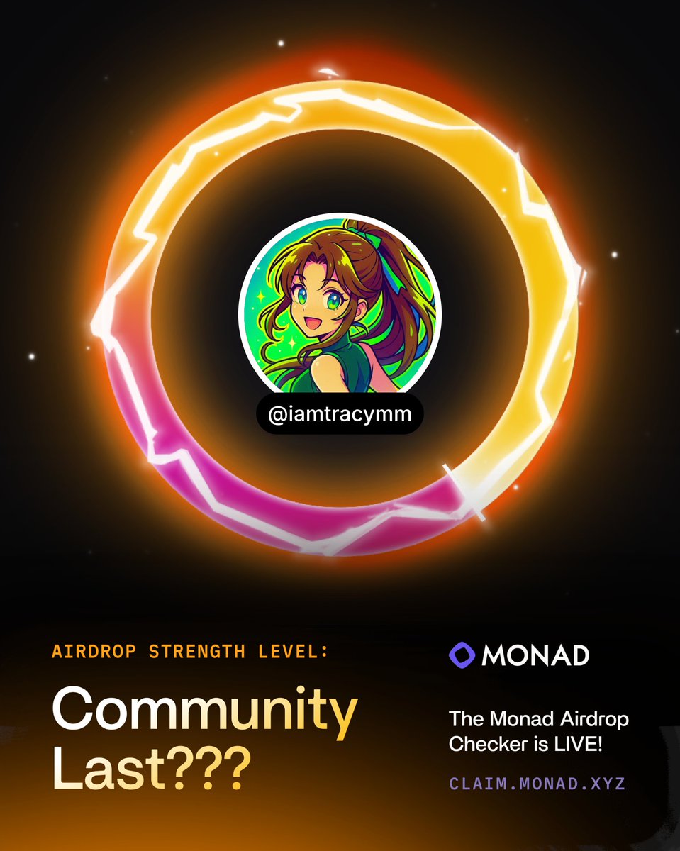 Community Last??? <a href="/monad/">Monad (mainnet arc)</a> has been so good at building not just a community but a cult. plus this airdrop checking process got everyone hooked from now toward the mainet
