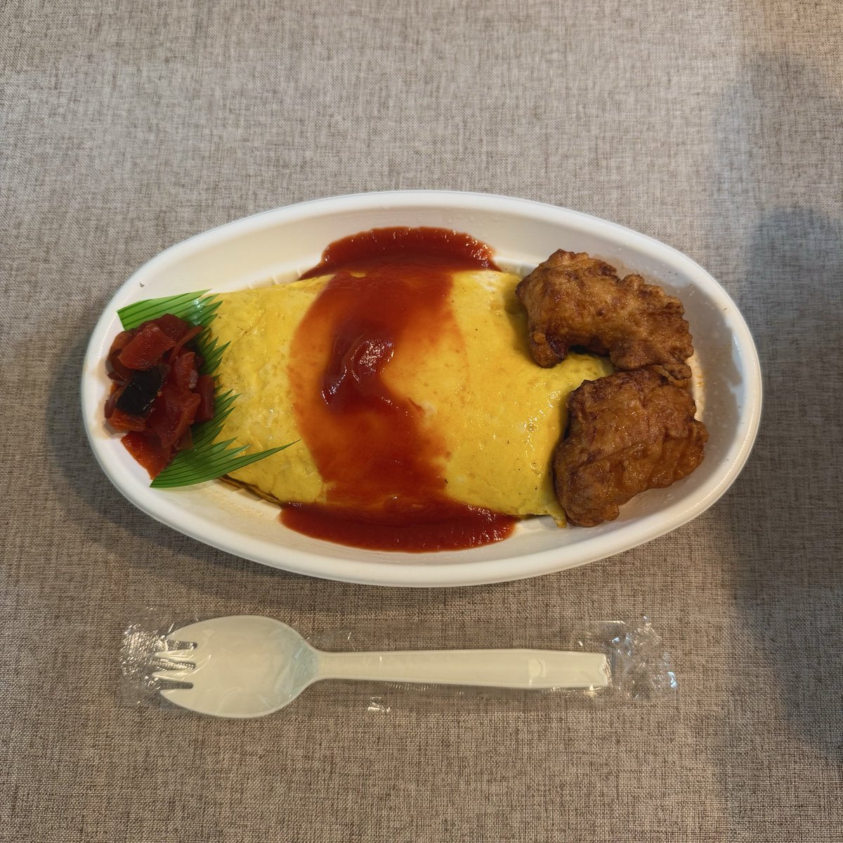 弁当屋のおばちゃんが作るオムライスばか美味