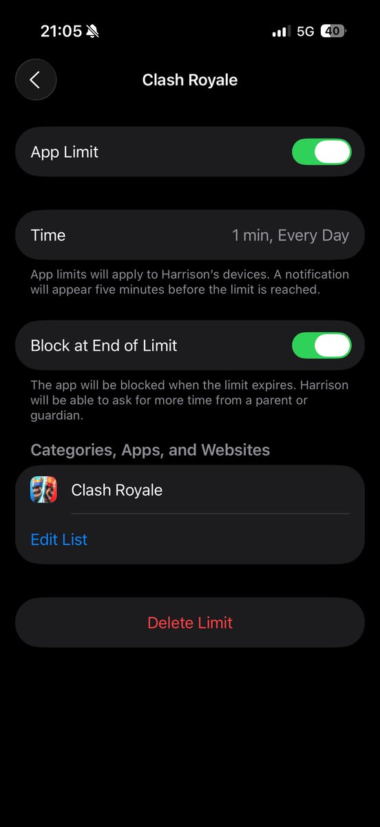 arampell's tweet image. Paging anyone at Apple to fix the steaming pile of garbage that is Apple Screentime. The whole team should be fired. It never works, WSJ and others report on it, Apple never fixes it. Below from my son today. 

@JoannaStern
