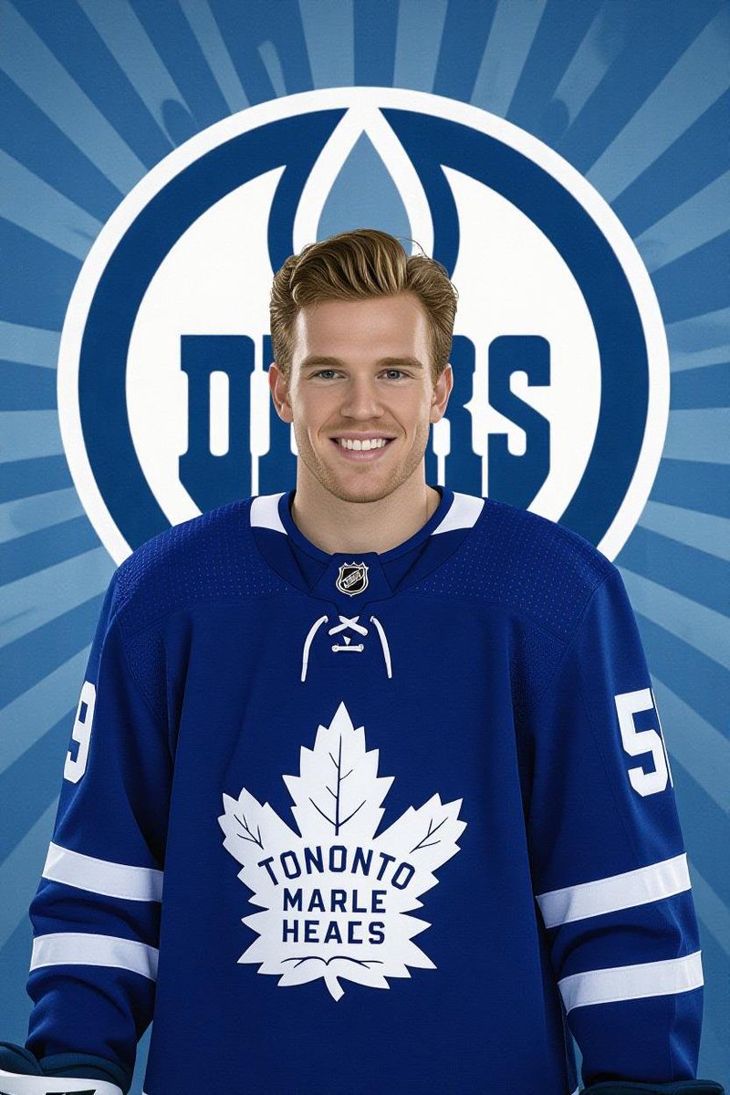 JordanMcco57809's tweet photo. Kind of wierd how Connor McDavid looks the exact same in all AI generated @grok pictures, yet they are all wrong and don't look like him at all. https://t.co/PLUqbOZGEc