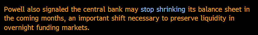 CheatcodeWealth's tweet image. The Federal Reserve is preparing markets for the end of Quantitative Tightening. This is likely already priced in to gold, crypto, and the dollar. It's not best for American workers, who will experience further inflation long term as a result.