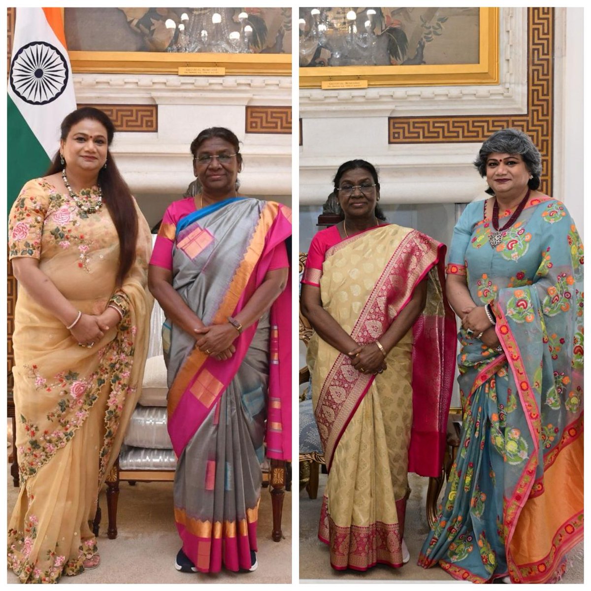 It was an honour to meet Smt. Droupadi Murmu ji, our Hon’ble President of India.

Having had the privilege of meeting her before, this interaction was yet again an inspiring experience to witness her humility, warmth, and vision.

#InspiringLeader