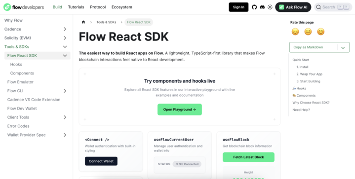 flow_blockchain's tweet image. Flow React SDK playground is live!
The playground is an interactive space for developers to explore the Flow React SDK, experiment with components and hooks and see how fast they can build awesome Flow-powered React apps.
Get started now ⤵️
link.flow.com/react