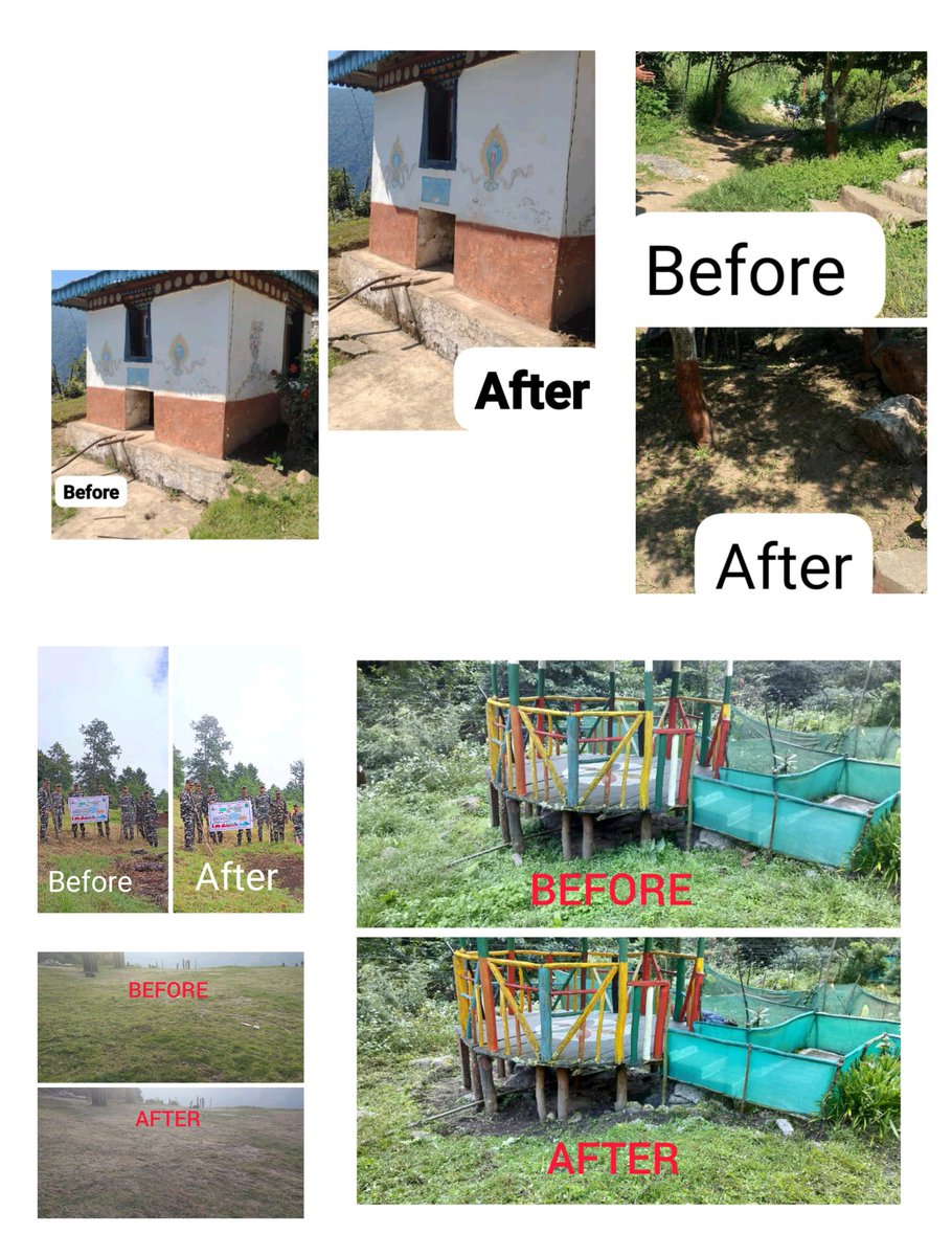 दिनाक 15/10/2025 को “Special campaign 5.0 के तहत, 67 वाहिनी स.सी.बल लुंगला तवांग-II तथा उसके अंतर्गत आने वाली सीमा चौकियों के द्वारा अपने कार्यक्षेत्र की साफ़ सफ़ाई किया गया। #SwachhataHiSeva