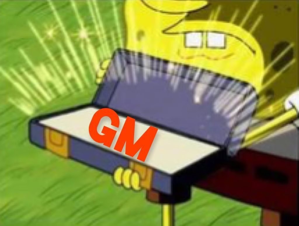 HoldstationW's tweet image. GM
Say it back or you are gay ✌️😭