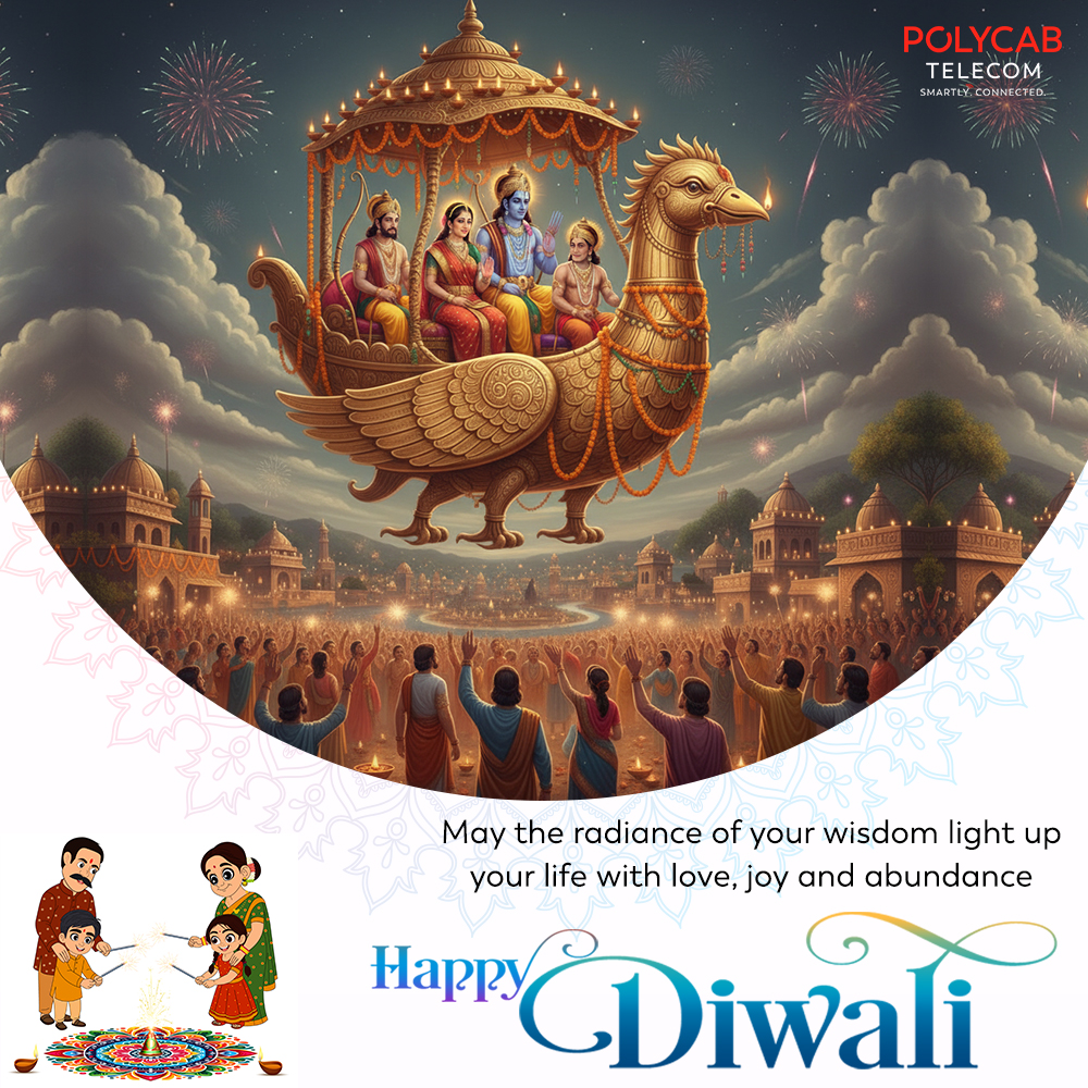 PolycabTelecom's tweet image. Happy Diwali 🪔 

#Diwali #celebration #polycabtelecom #polycab #vocalforlocal #digitalindia #makeinindia #atmanirbharbharat @PolycabIndia