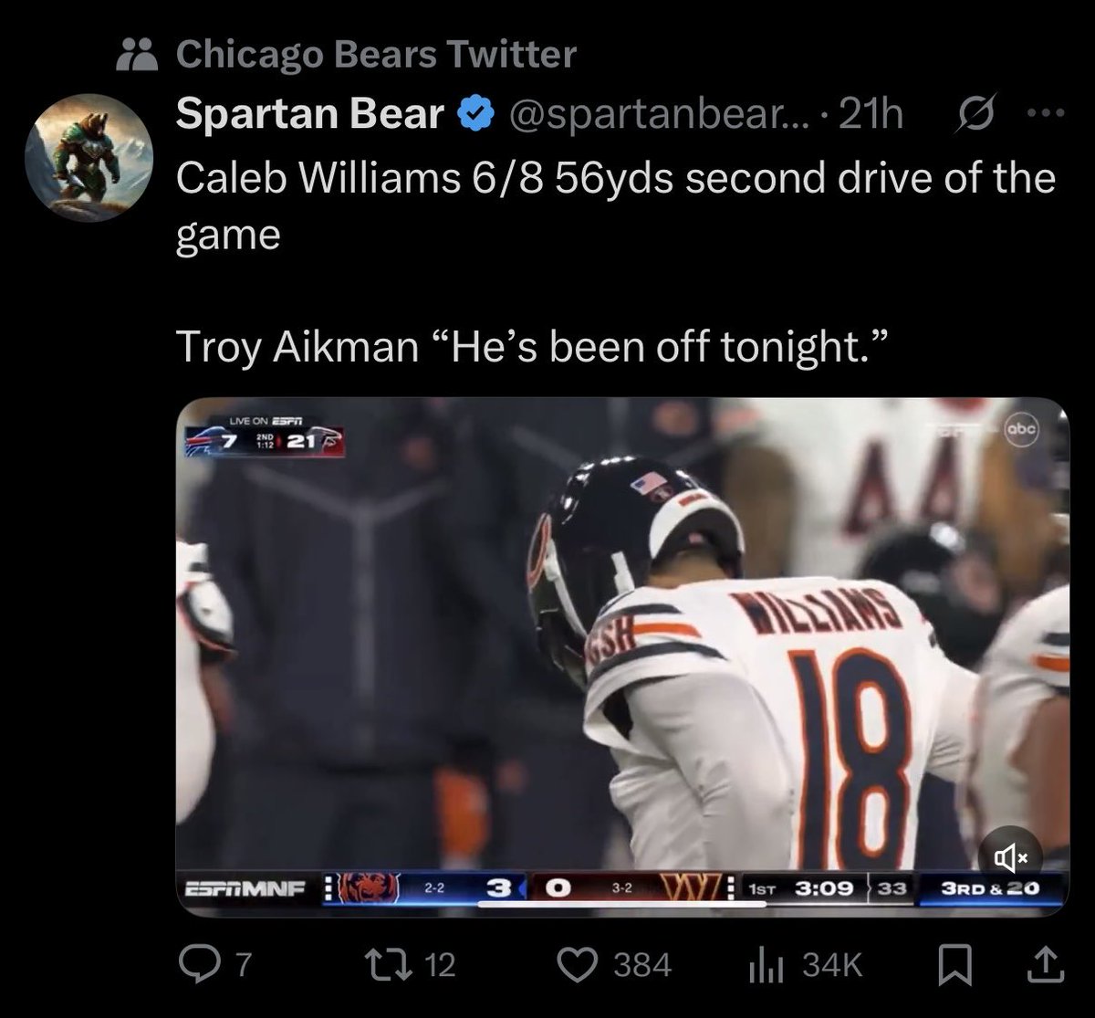Why in the world is “Chicago Bears Twitter” in my feed