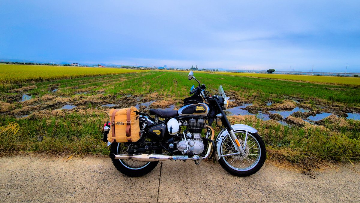 The joy of slow riding.