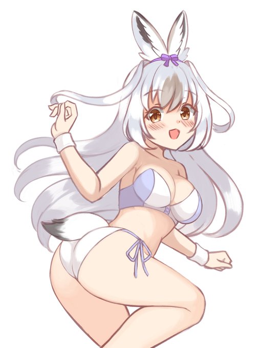 水着カンジキウサギ
ふぁんぼのお題より 