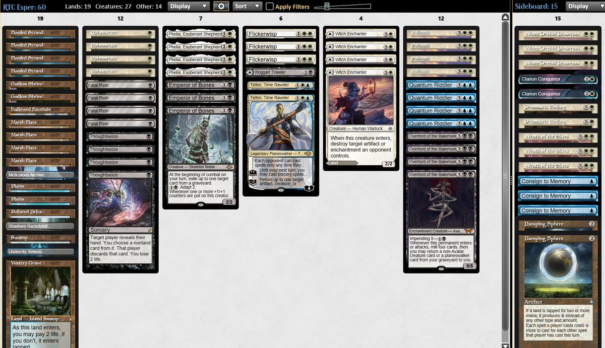 Turns out you can win a challenge without Wild Nacatl :(

Took down this one with <a href="/RespectTheCat90/">RespectTheCat🐈</a>'s white based blink list! I'll write a guide on how I boarded over on <a href="/TryMetafy/">Metafy</a> <a href="/Flexslot/">Flexslot</a> tomorrow. In the meantime go watch RTC's vods for how to play the deck better than me!