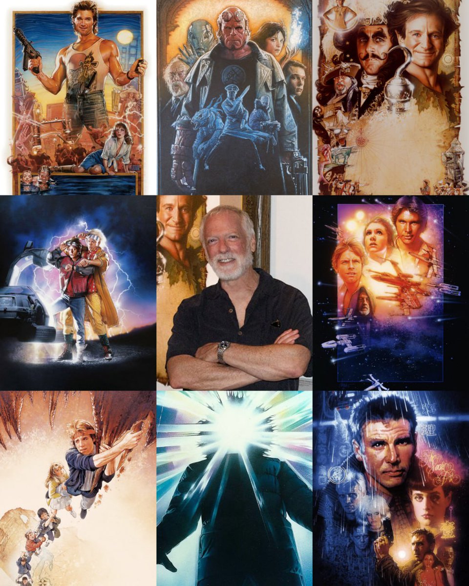 kinorium's tweet image. 💔 Умер Дрю Струзан. 78 лет. Про легенду постеров есть документалка – «Дрю: Человек за плакатом»

У него 150 работ – афиши многих культовых фильмов сделал именно он.

kinorium.com/name/625808/