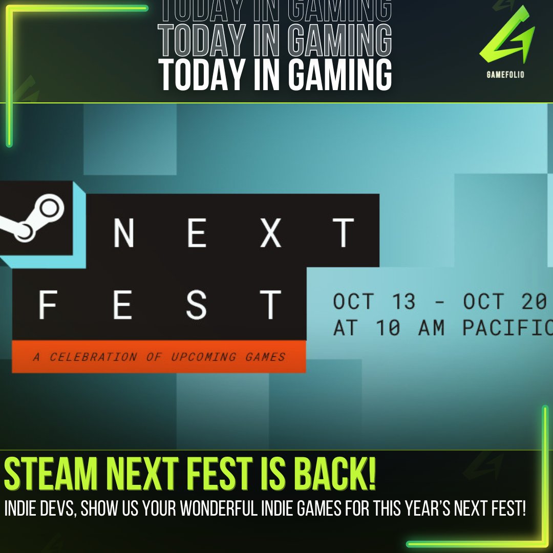 GamefolioGG's tweet image. #IndieGameDevs, the #SteamNextFest is finally back! ✨
Show us your fantastic indie games below, and we just might feature them. 💚🫶
#WishlistWednesday #indiegames #indiegame #IndieGameDev #IndieDev #Steam