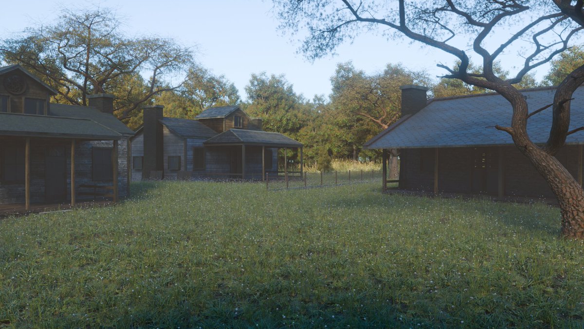 Made this render recently I tried to improve the realism by experimenting with different texture stacks, different grass assets, different lighting setups etc. Still, I couldn’t quite get the level of realism I was aiming for. I’d love to hear any tips to help improve it #blender