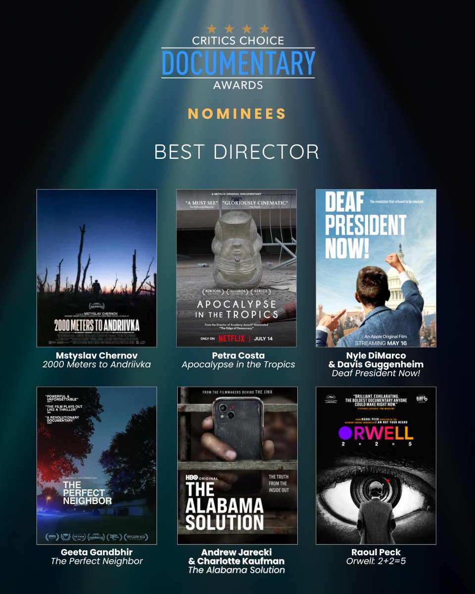 parego's tweet image. Sensacional!!!!

#Brasil vai brilhar este ano com o excelente documentário de @petracostal 

4 indicações no @CriticsChoice !!!!

#ApocalipseNosTropicos #ApocalypseInTheTropics 

Obrigatório e necessário, precisa ser visto, analisado e debatido em todas as escolas do Planeta.…