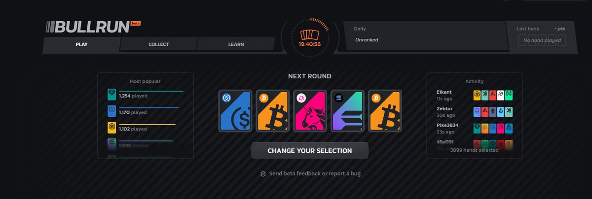 dg_hv43463's tweet image. What makes Bullrun special is the merge of strategy and blockchain value.
Your plays aren’t just moves—they build your digital legacy.
#BullrunLegacy #Web3Value #CardGaming #PlayAndEarn #infinex #KAITO_AI
@infinex  @KaitoAI