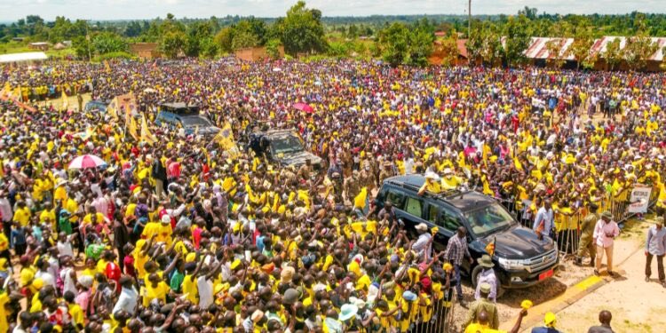 For Mzee's last term in 2026, I request all Ugandans to give Mzee the best send off ever! Let Mzee get over 80% of the vote for the first time. Target 80%.