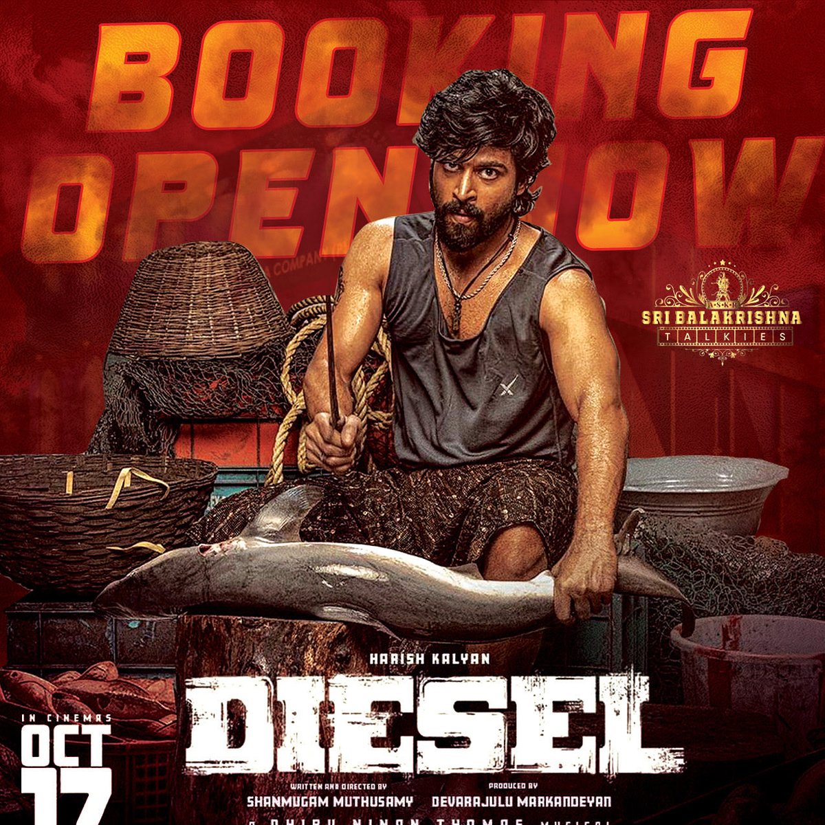 SBKTalkies's tweet image. The engine roars this October 17! 💥
Get ready for a high-octane ride with @iamharishkalyan in #Diesel 🎬
Book your seats now at Sri Balakrishna Talkies 🎟️

#diesel #bookingopen #harishkalyan #dieselmovie #actionmodeon #incinemasoct17 #ᴛᴀᴍɪʟᴄɪɴᴇᴍᴀ #sribalakrishnatalkies…
