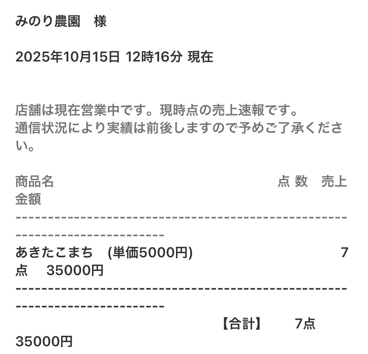 minori_noen's tweet photo. 昨日見に行った時は在庫たくさんあったのに
誰か一撃で買ったんじゃないかってくらい
一瞬で全部なくなってて嬉しい🥹
オガーレ遊びに来てくれて私が作ったお米
買ってくれてありがとうございます🌾

いやぁ…本当に感慨深いなぁ。
男鹿まで来てくれたという事だもんね〜
これからも頑張りますっ！ https://t.co/dSP6SJvJRQ