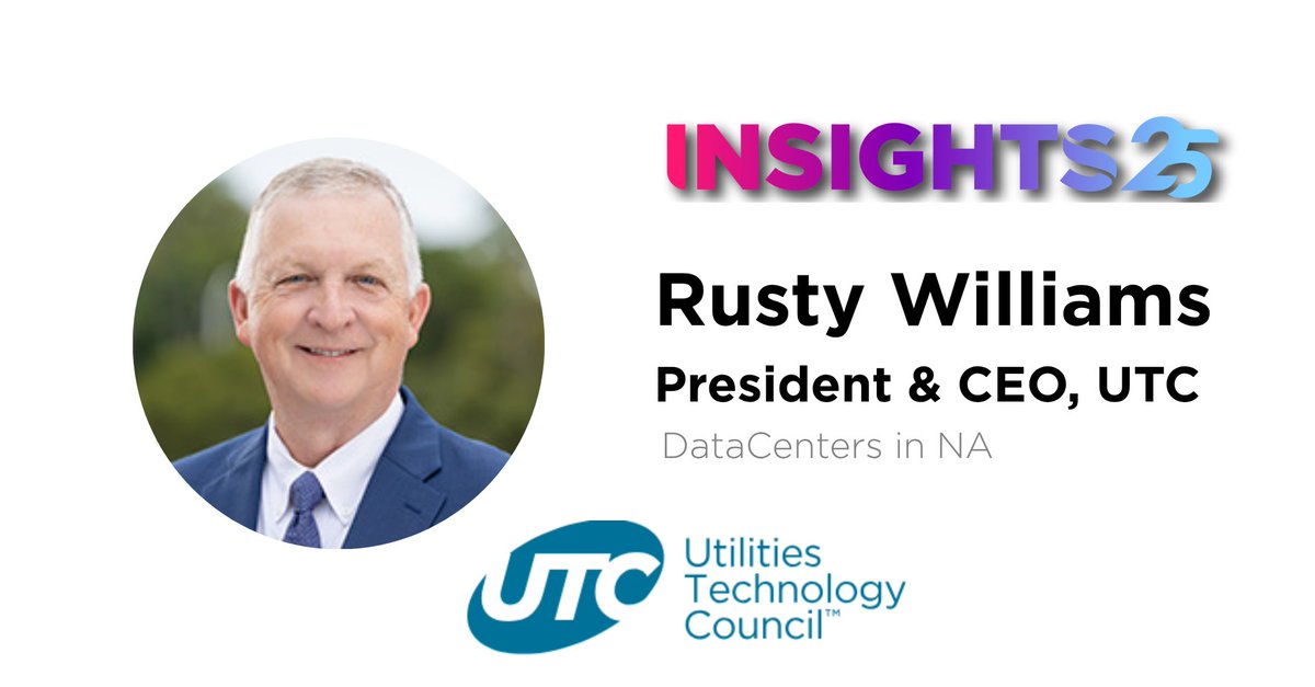 Discover the latest in how datacenters are changing the landscape across North America when Rusty Williams, CEO of UTC, takes the stage at #RBBNINSIGHTS in Dallas! Register today: hubs.la/Q03MNL2S0