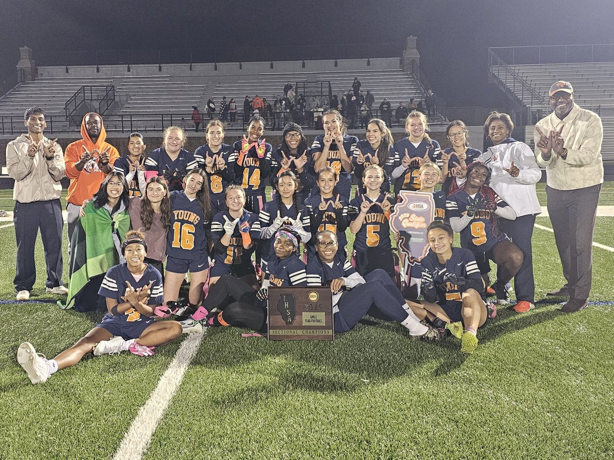 Lady Dolphins Flag Football (@wy_flagfball) on Twitter photo Sometimes you have to go ghost mode, and refocus to accomplish your goals. Back to Back Regional and Sectional champs!!
๐๐งก๐ฌ๐
<a href="/BearsOutreach/">Chicago Bears</a> <a href="/CPLAthletics/">Chicago Public League Athletics</a> <a href="/Silva321FUTP60/">Gustavo Silva</a> Sometimes you have to go ghost mode, and refocus to accomplish your goals. Back to Back Regional and Sectional champs!!
๐๐งก๐ฌ๐
<a href="/BearsOutreach/">Chicago Bears</a> <a href="/CPLAthletics/">Chicago Public League Athletics</a> <a href="/Silva321FUTP60/">Gustavo Silva</a>