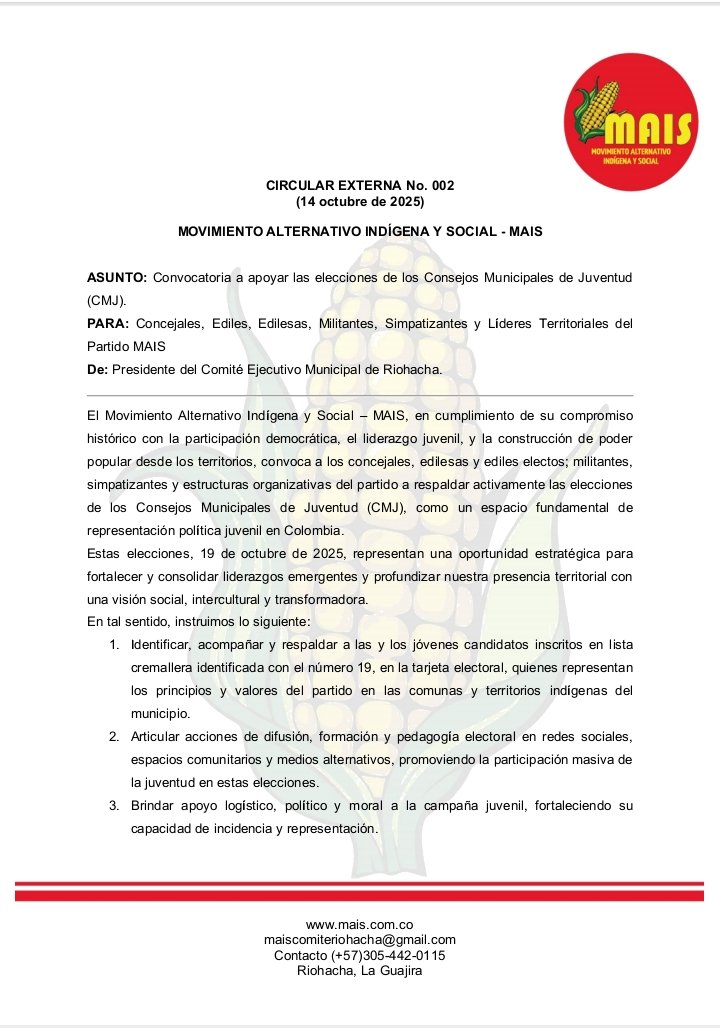 MAISRIOHACHA's tweet photo. https://t.co/efFCwYKYEe
