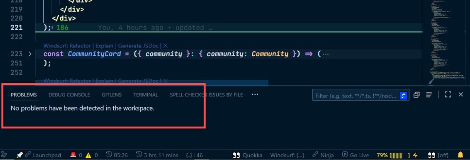 codewithpdev's tweet image. Nothing beats this feeling 😎😎😎
#vscode
