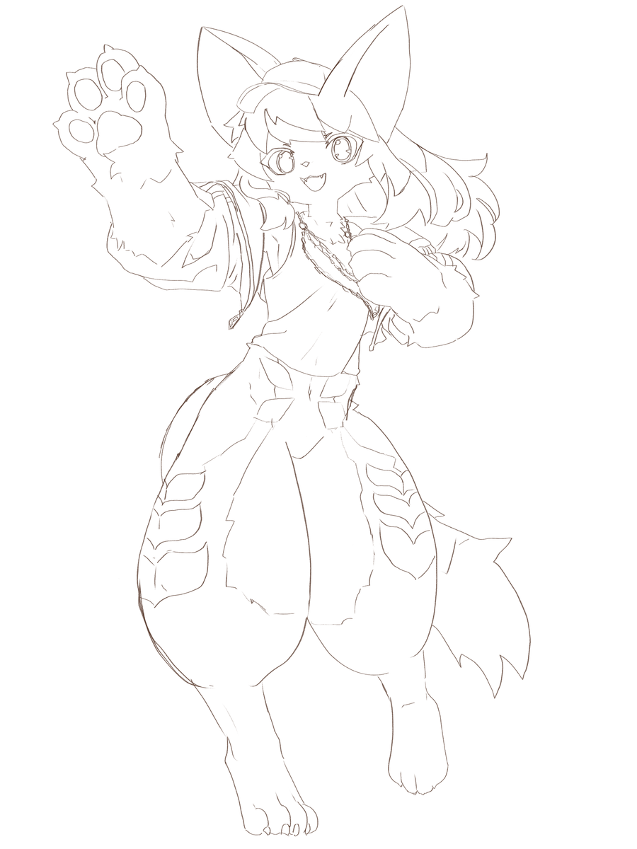 SerButtley's tweet photo. I just discovered Basttie, I wish I have time to finish or even polish this a little more but I gotta get to work I STAN AMBERRRRR AAAAAGH 🧡🦊💞  #BASTTIE_FA #furry https://t.co/1XfPJIIytA